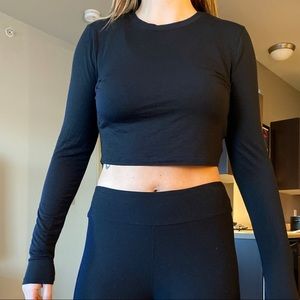 Cropped **Never worn long sleeve shirt